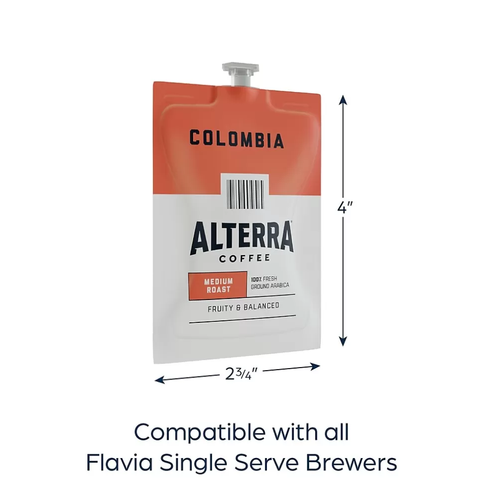 Alterra Colombia Coffee Flavia Freshpack, Medium Roast, 100/Carton (MDRA180) Hot