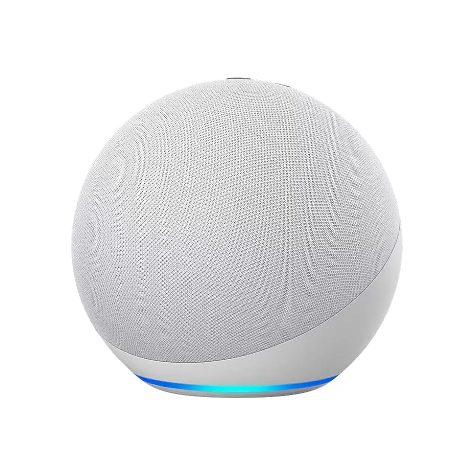 Amazon Echo (4th Gen) Wi-Fi, Bluetooth Wireless Smart Speaker, Glacier White (B07XKF75B8) Flash Sale