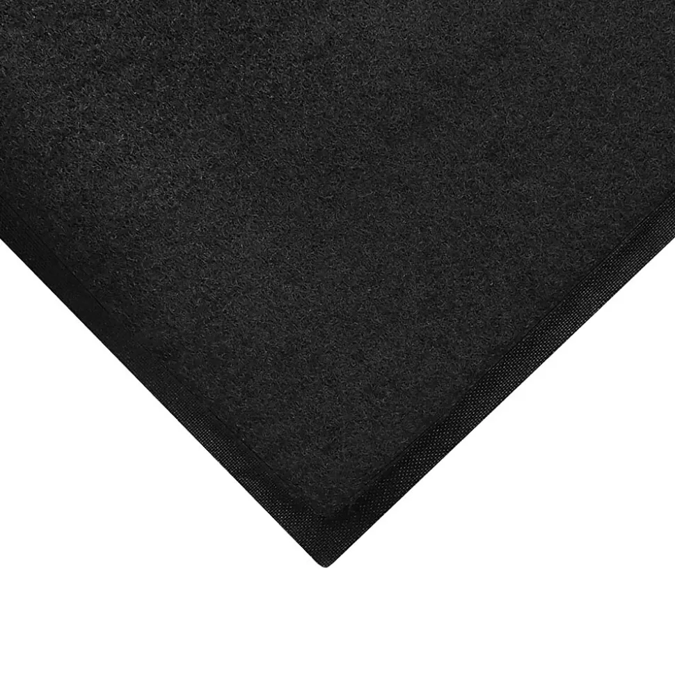 M + A Matting Anderson Brush Hog Nylon Entrance Mat, 4' x 20', Charcoal Brush Cheap