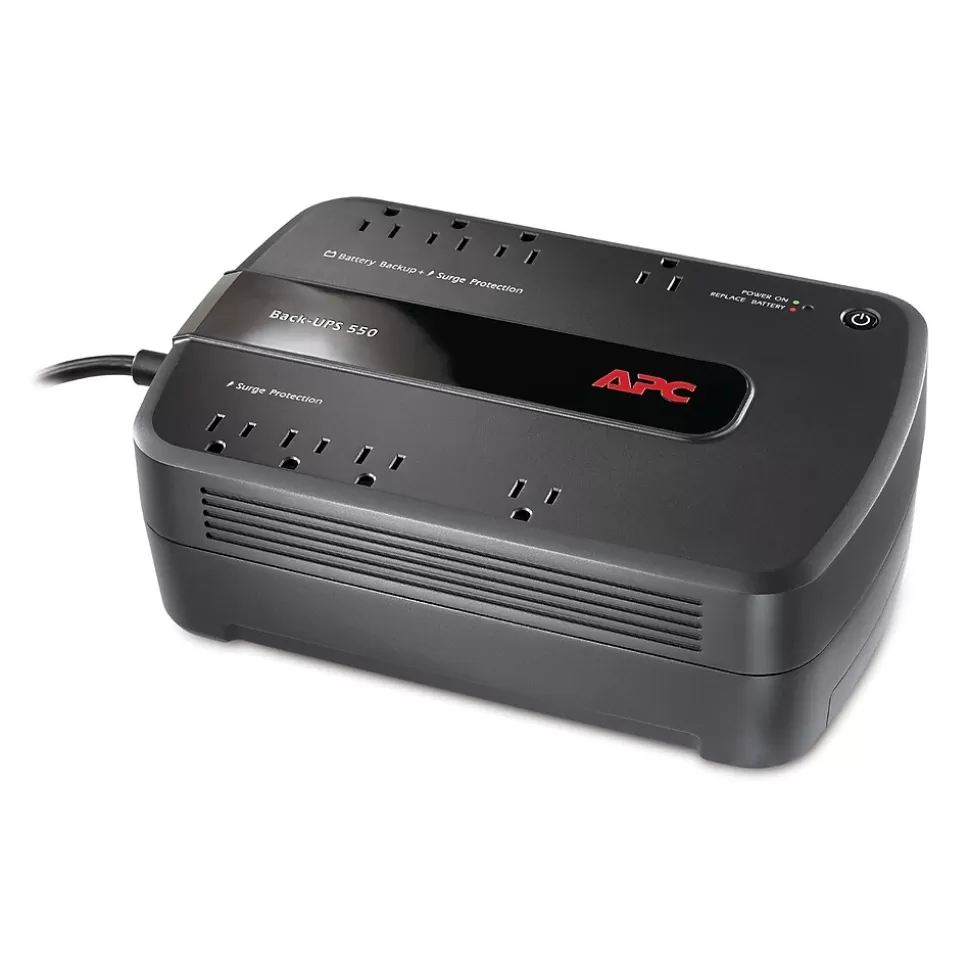 APC Back-UPS ES 550VA 8-Outlet Battery Backup, Black (BE550G) Best Sale