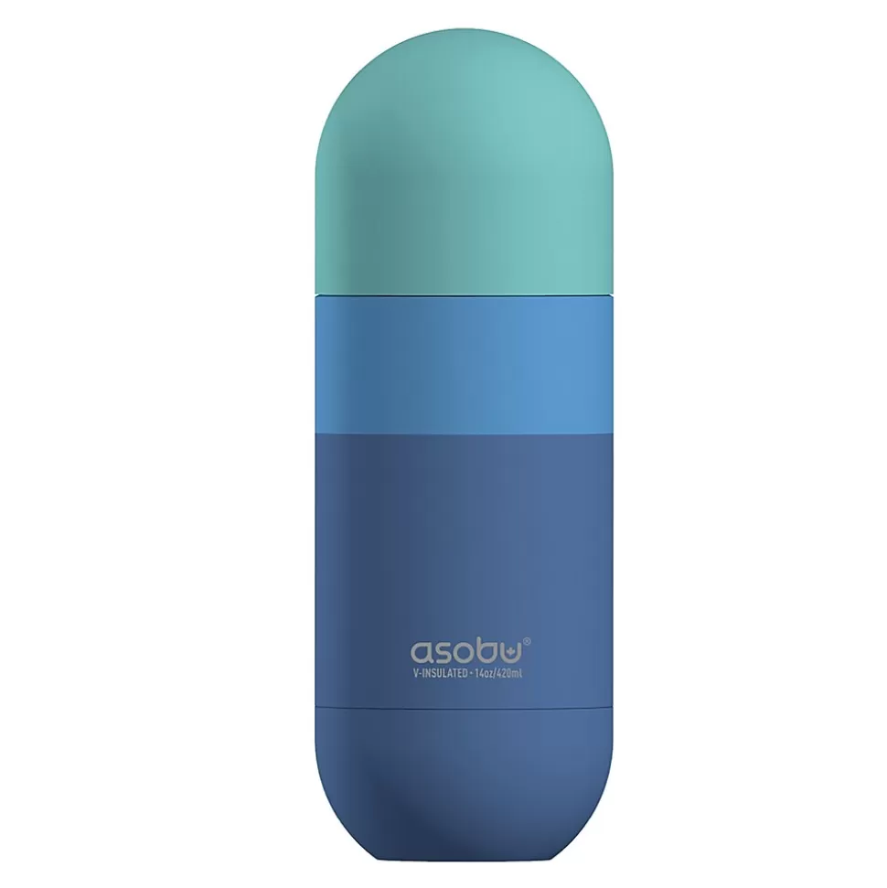 ASOBU Orb Water Bottle, 14 oz., Pastel Blue (SBV30) Clearance