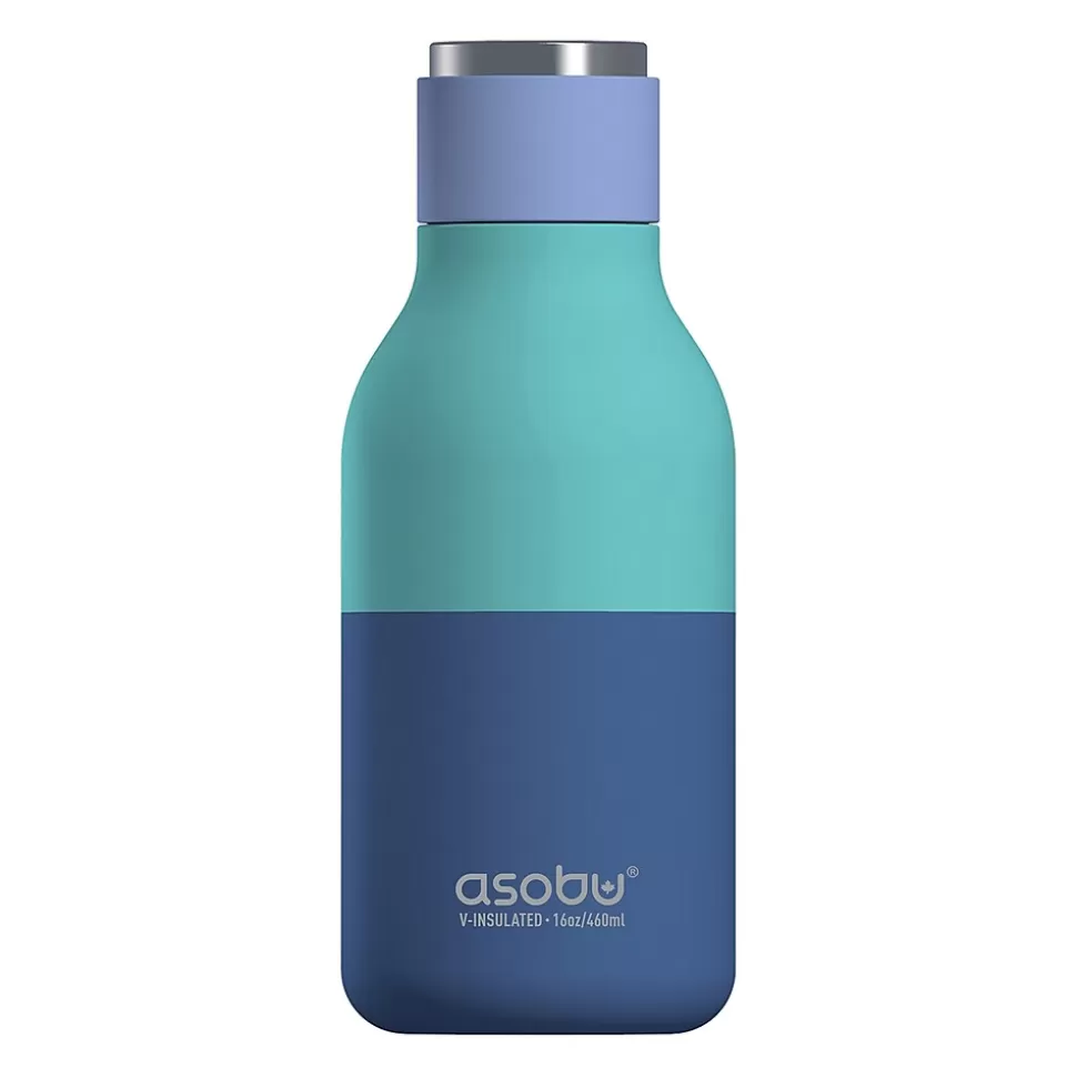 ASOBU Urban Insulated Double-Walled Bottle, 16 oz., Pastel Blue (SBV24) Sale