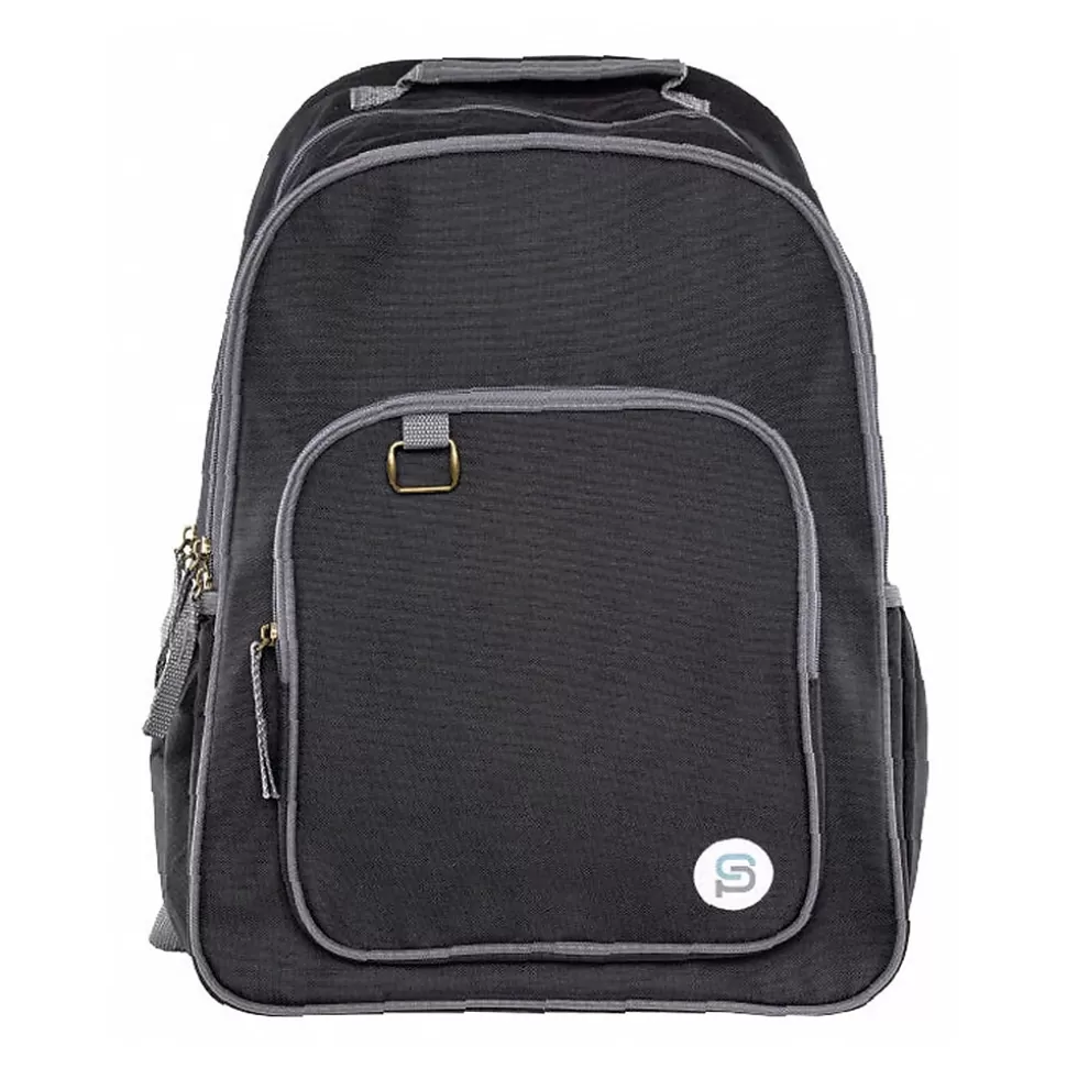 Bazic Raleigh Laptop Backpack, Large, Black (1112) Outlet