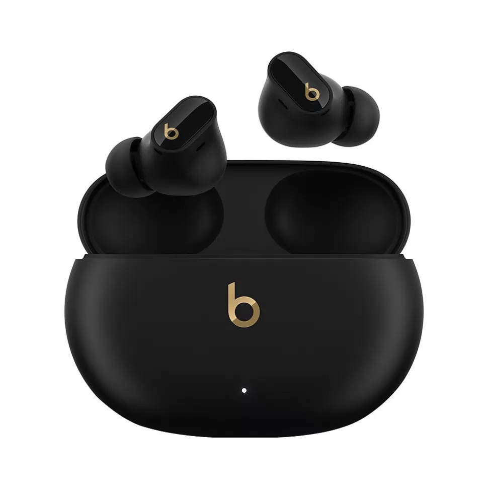 Beats Studio Buds + Wireless Noise Canceling Bluetooth Earbuds, /Gold (MQLH3LL/A) Black Hot