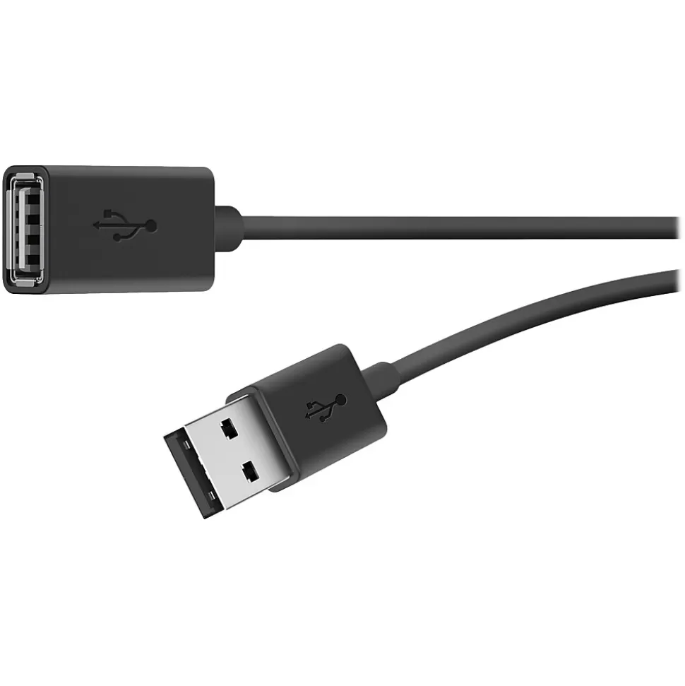 Belkin 10' USB A Male/A Female, Black (F3U153BT3M) Hot