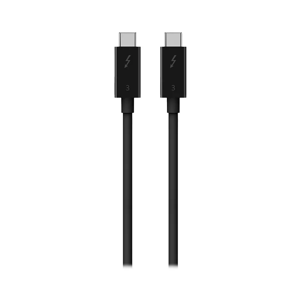 Belkin 2.6' USB Thunderbolt 3 USB-C to USB-C Cable, Black (F2CD084BT0.8MBK) Hot