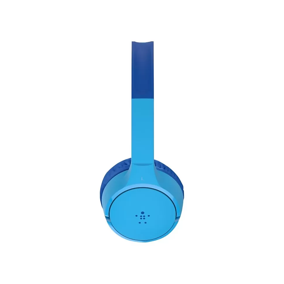 Belkin SoundForm Wireless On-Ear Headphones, Bluetooth, Blue (AUD001BTBL) Clearance