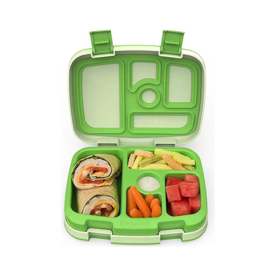 bentgo Kids Lunch Box, Green, 19 oz. (BGOKIDS-G) Best Sale