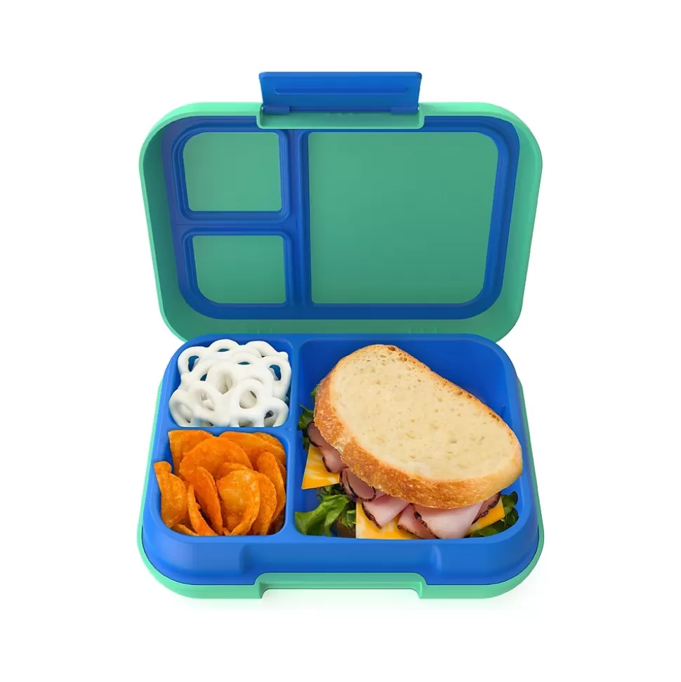 bentgo Pop Lunch Box, Spring Green/Blue (BGOPOP-SG) Fashion