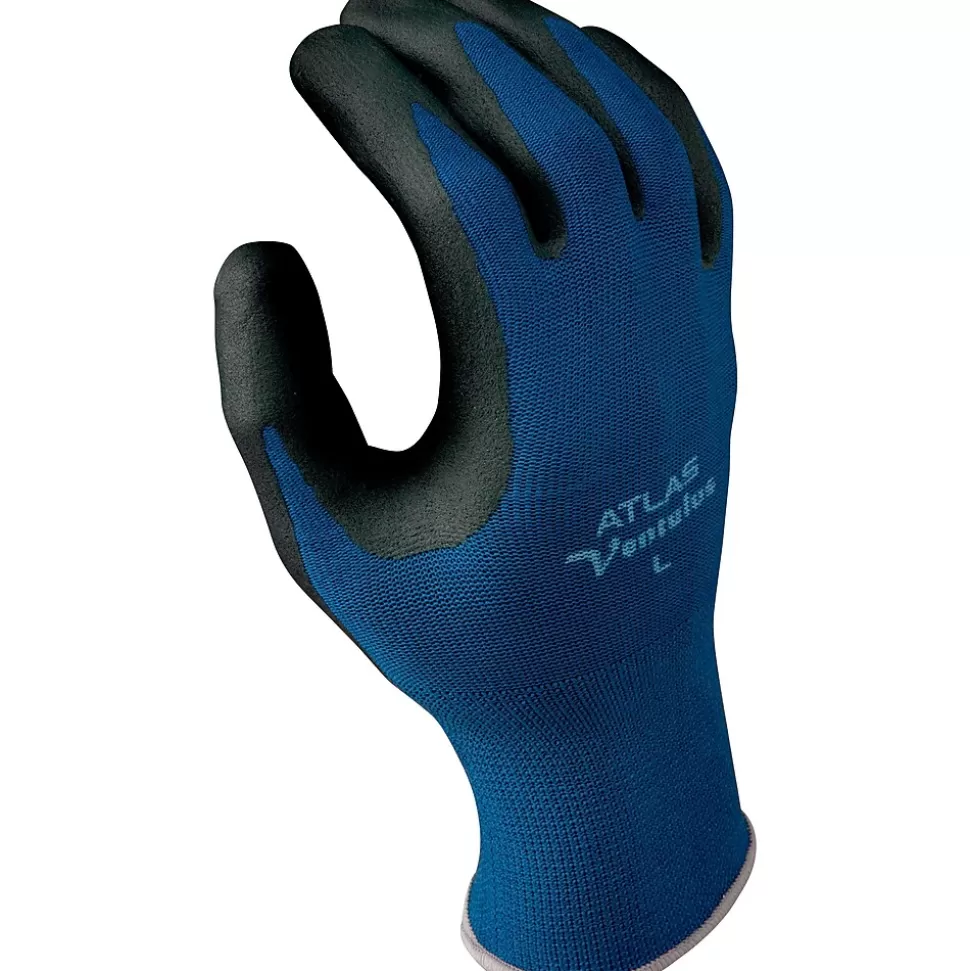 Best Manufacturing Company Black & Blue Strongest Grip 1 Pair Ventulus Gloves, L Store