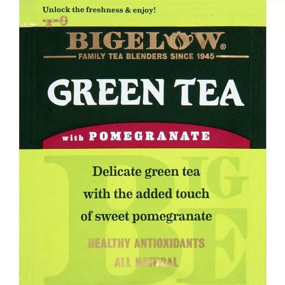 Bigelow , Green Tea with Pomegranate, 28/Box (RCB10363) Best Sale