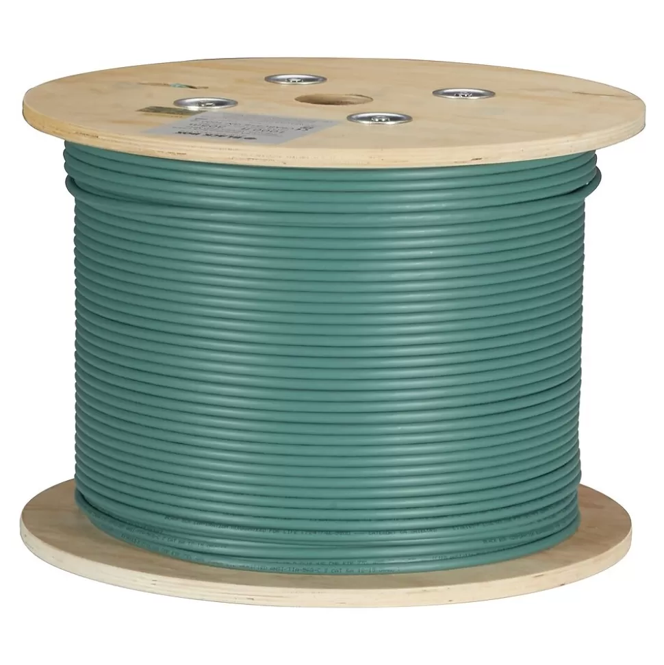 Black Box GigaTrue 1000' CAT-6A Ethernet Cable, 23AWG, Green (C6ABC51S-GN-1000) Sale