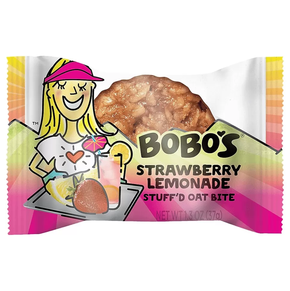 Bobo's Gluten-Free Strawberry Lemonade Oat Bites, 1.3 oz., 10 Bites/Box (549-D) Cheap