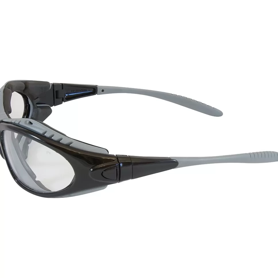 Bouton Optical Safety Goggles, Fuselage, Black Frame, Clear Lens, Antifog, Anti-Scratch (250-50-0420) Clearance