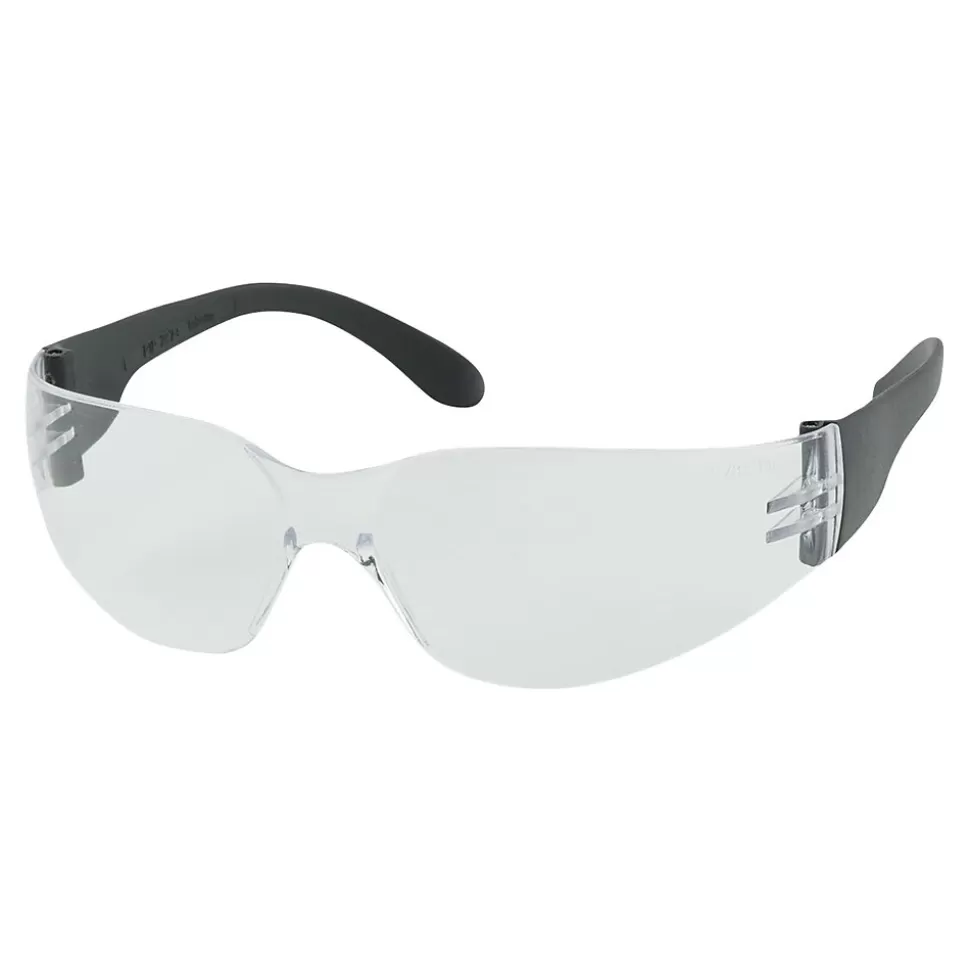 Bouton Optical Zenon Z12 Polycarbonate Safety Glasses, Anti-Scratch, Clear Lens, 144/Carton (250-01-0000CT) Shop