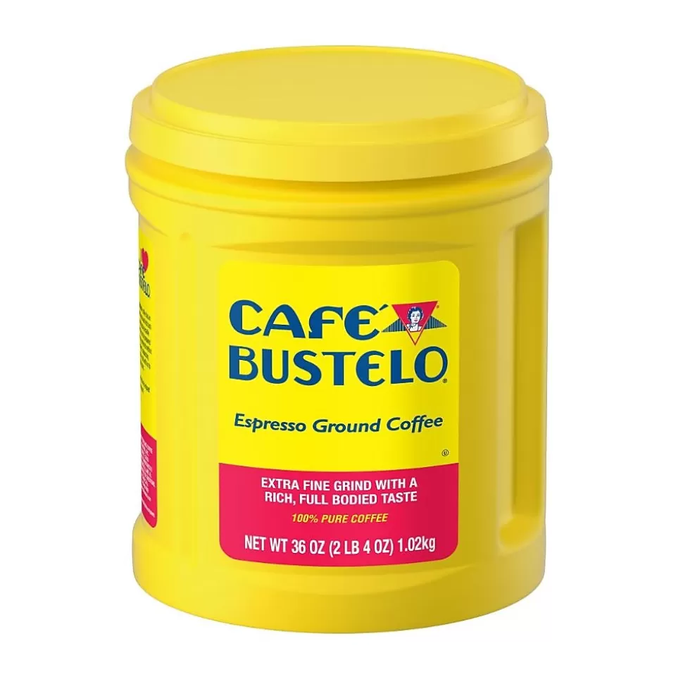 Cafe Bustelo Espresso Ground Coffee, Dark Roast, 36 oz. (SMU00055) Clearance