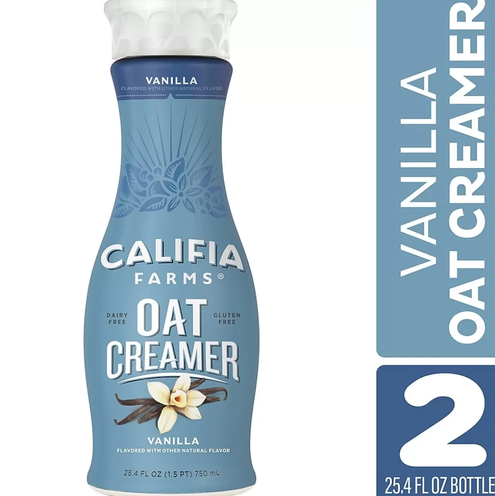 CALIFIA FARMS Vanilla Oat Creamer, 25.4 Oz, 2PK Best Sale