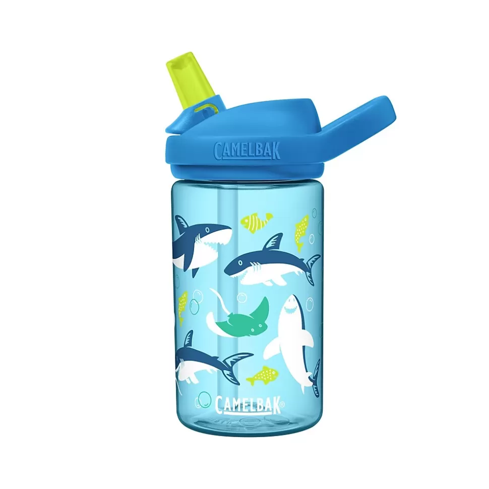 CamelBak Eddy + Kids Water Bottle, Sharks And Rays, 14 Oz. (2472402041) Online