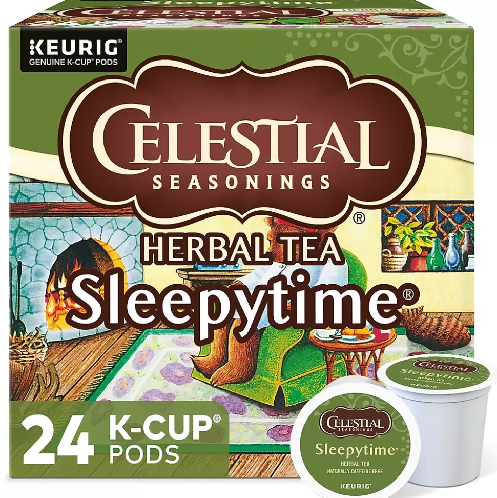 Celestial Seasonings Sleepytime Herbal Tea, Keurig® K-Cup® Pods, 24/Box (14739) Fashion