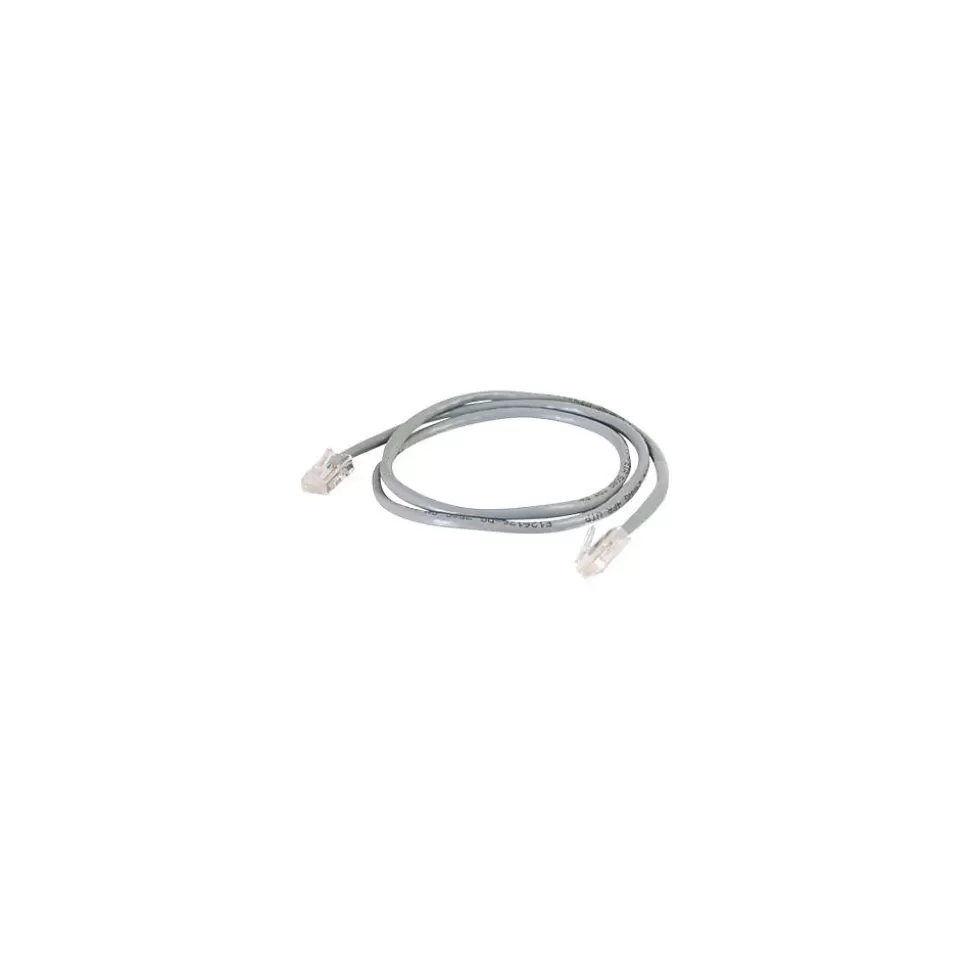 C2G Cables to Go C2G 22690 10' RJ-45 Male-to-Male Cat5e Non-Booted Patch Cable, Gray Flash Sale