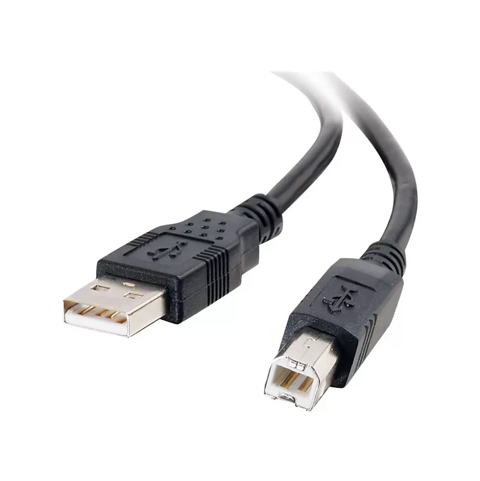 C2G Cables to Go C2G 6.56 ft. USB A Male/B Male, Black (28102) Discount