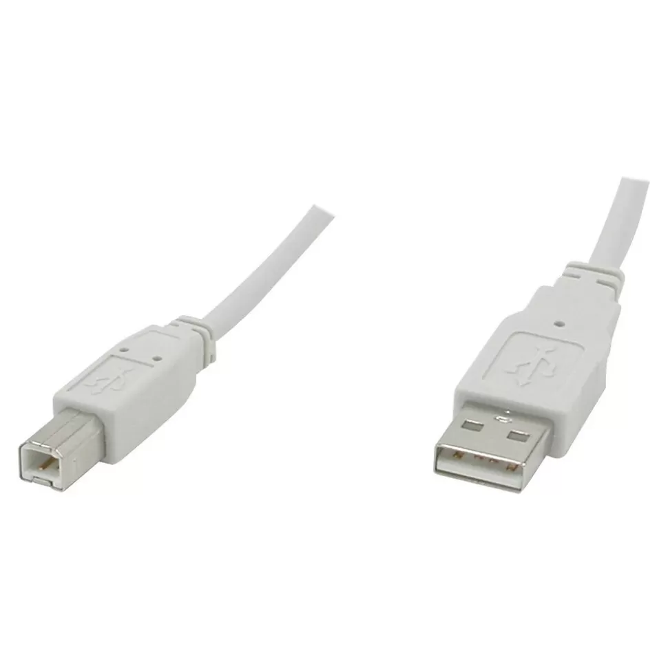 C2G Cables to Go C2G® 16.4' USB 2.0 A To B Cable, White New