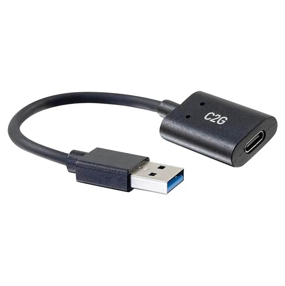 C2G Cables to Go C2G 0.5' USB A Cable, Black (54428) Outlet