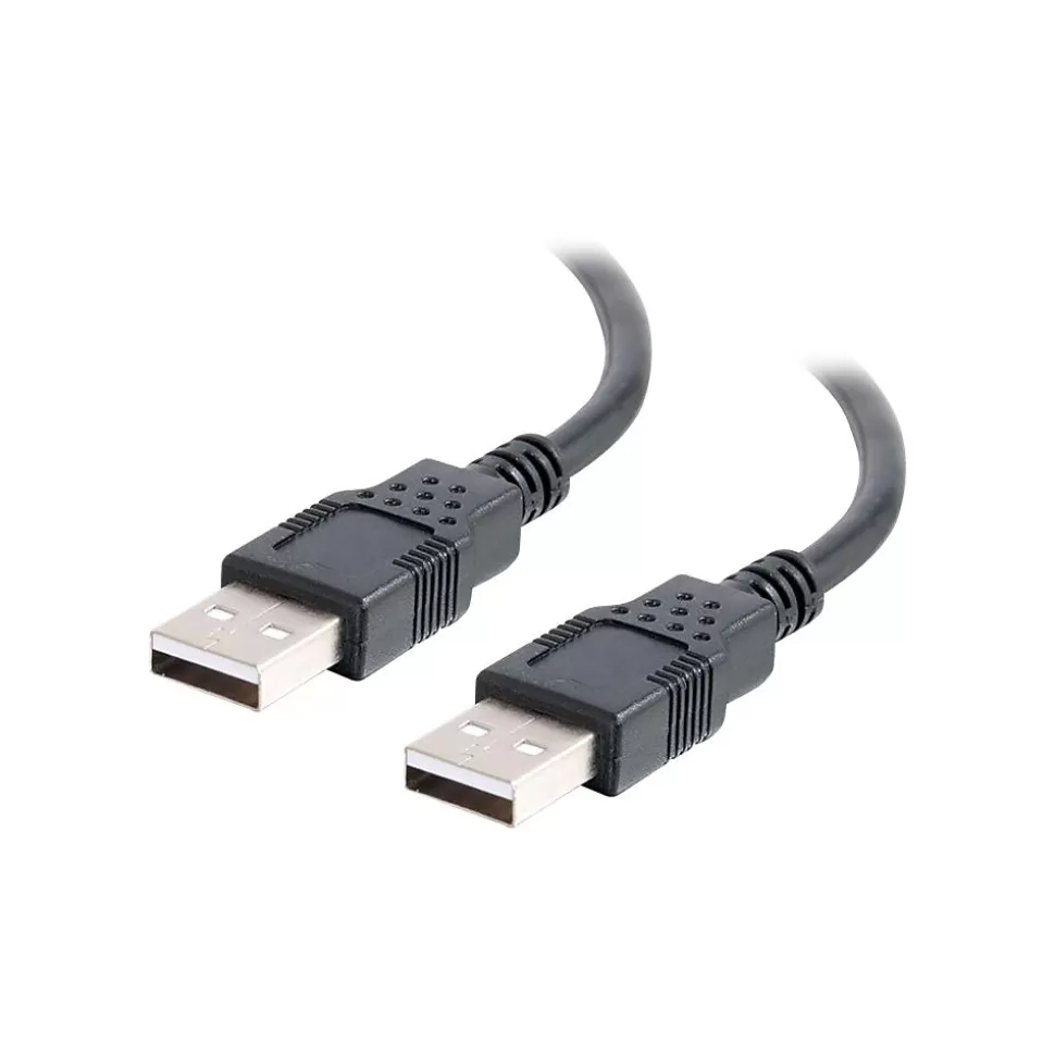 C2G Cables to Go C2G 6.56' USB A Male/A Male, Black (28106) Clearance