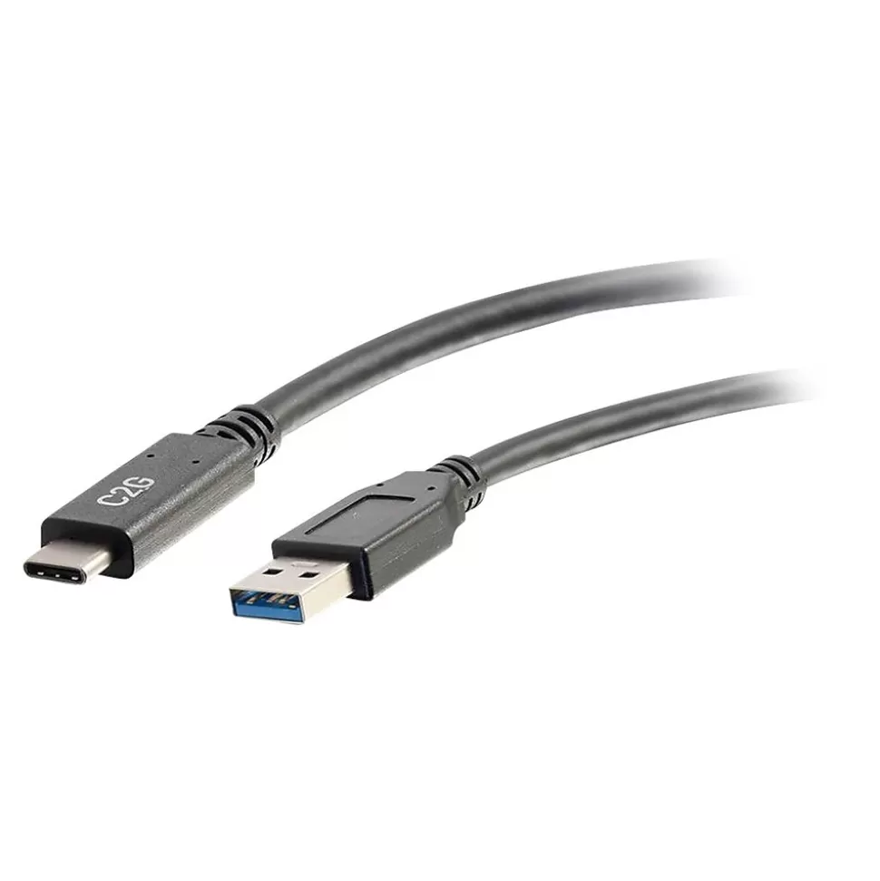 C2G Cables to Go C2G 6' USB A to C Cable, Black (28832) Flash Sale