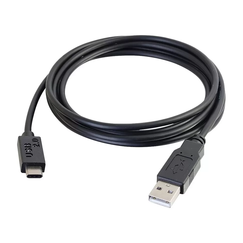 C2G Cables to Go C2G 6' USB C Male/A Male, Black (28871) Cheap