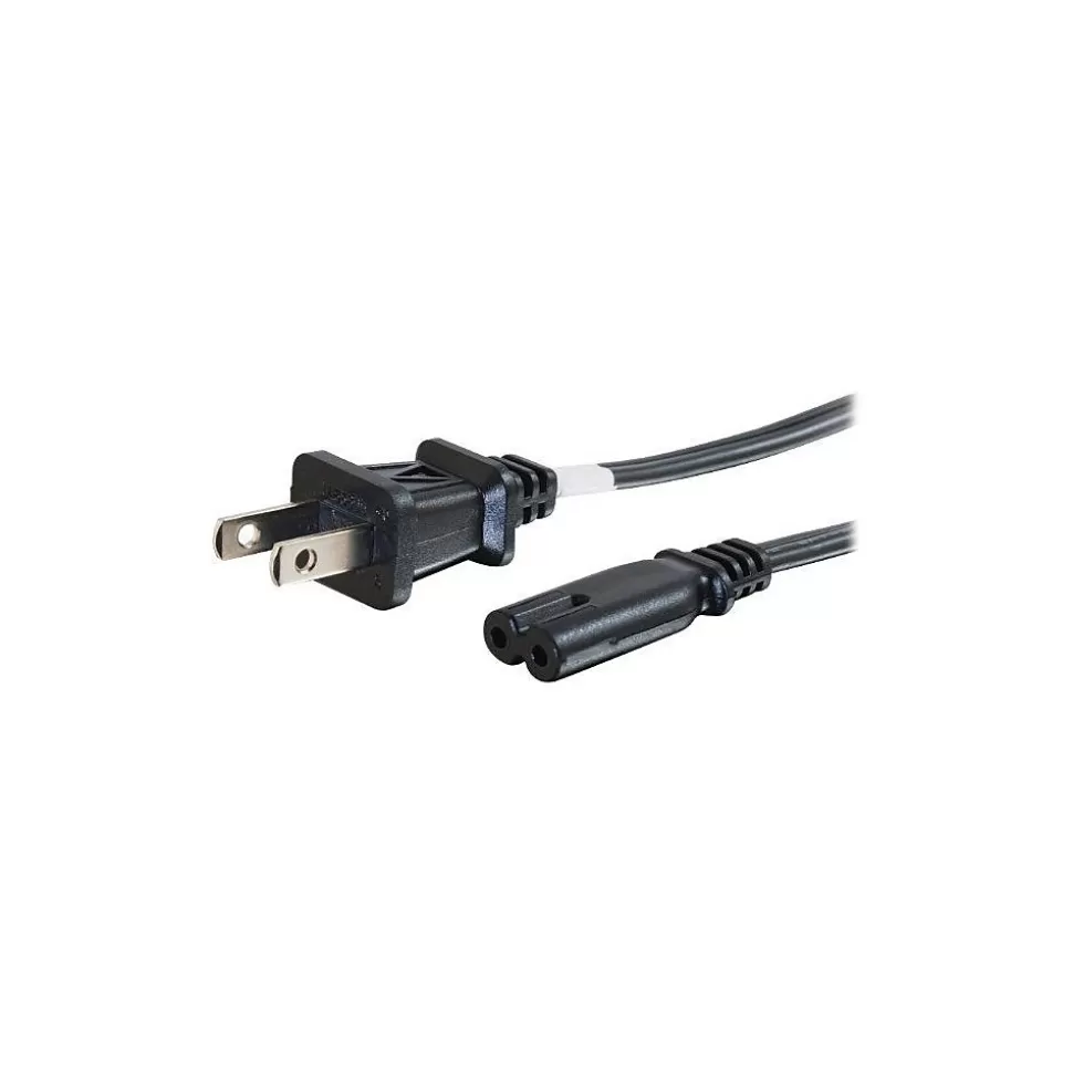 C2G Cables to Go C2G 2-Slot Non-Polarized, Power Cable, 6 Ft New