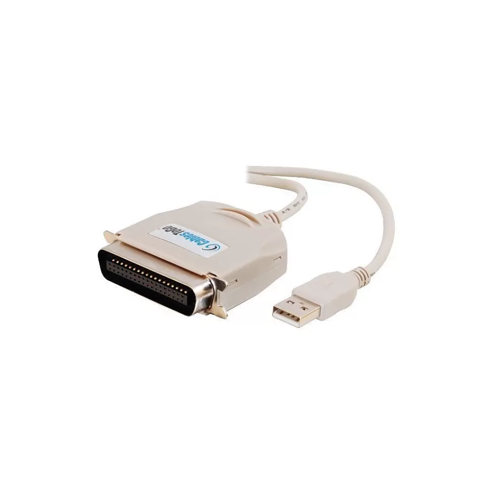 C2G Cables to Go C2G® USB/Centronics Parallel Printer Adapter Cable, 6' Sale