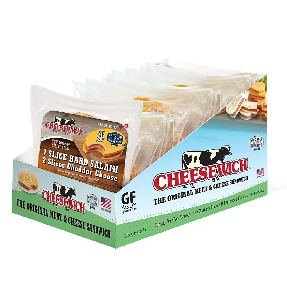 Cheesewich Cheddar & Hard Salami , 16/ Pack (366-00002) Fashion