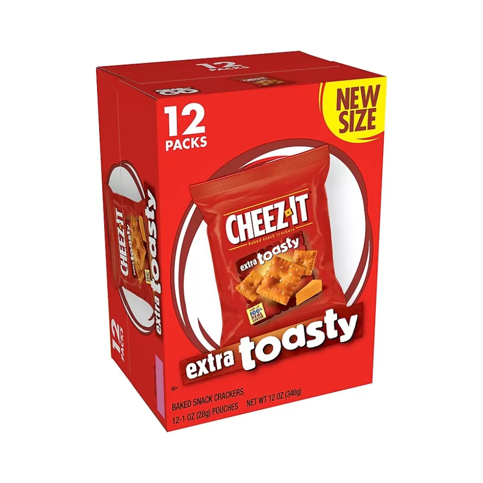 Cheez-It Extra Toasty Extra Toasty Crackers, 1 oz., 12 Packs/Box (KEE11716) Store