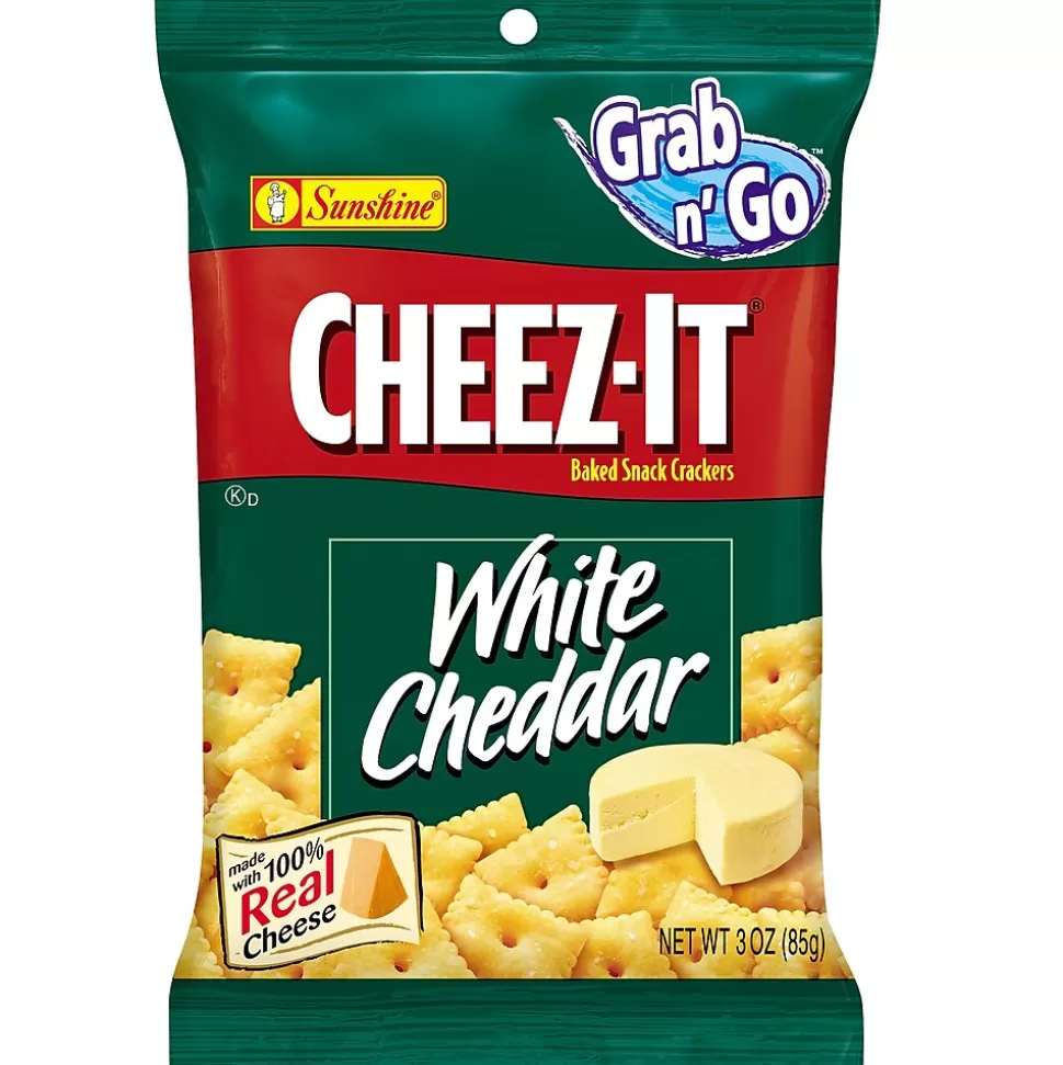 Cheez-It White cheddar Crackers, 1.5 oz., 8 Packs/Box (KEE12654) Best Sale