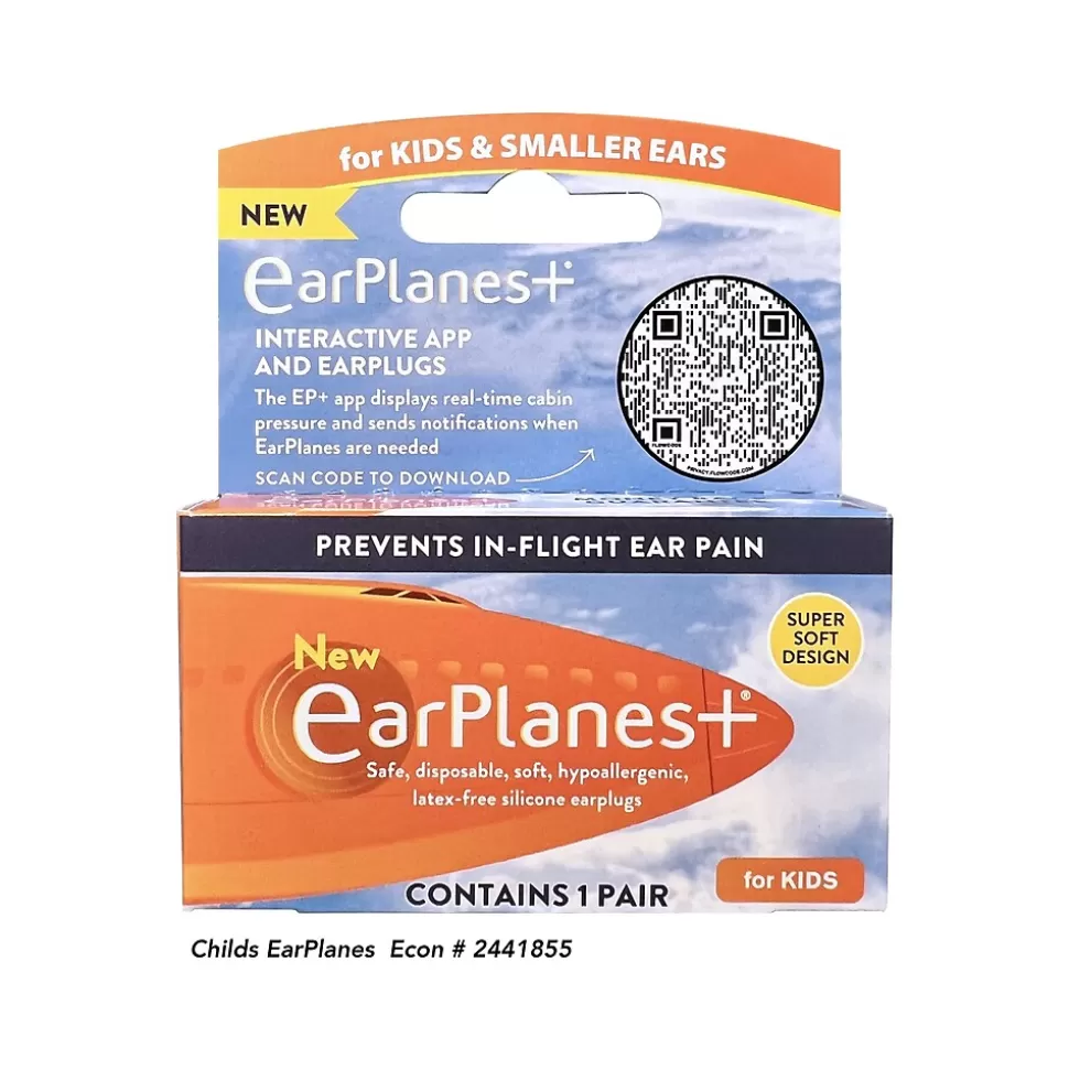 Cirrus EarPlanes+ Uncorded Earplugs, Pair (21001) Hot