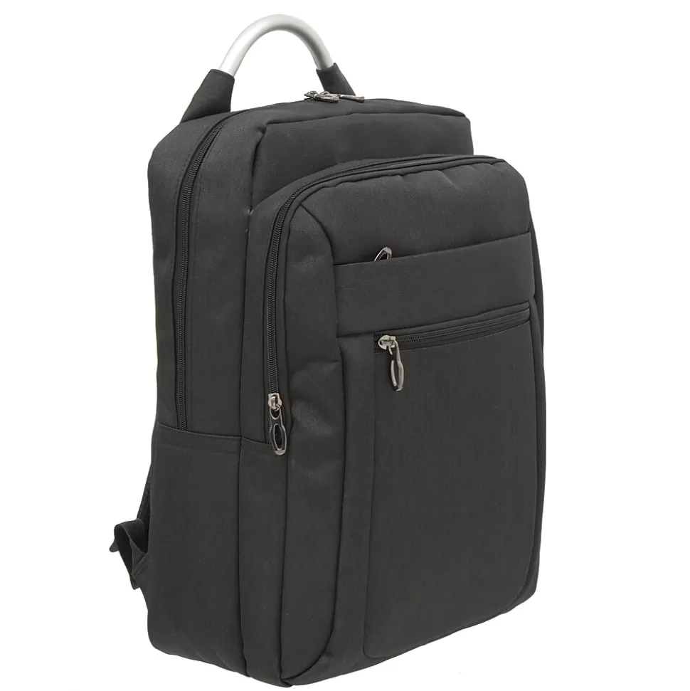 Club Rochelier Laptop Compatible Backpack, Large, Black (CRBP125-08) Best Sale