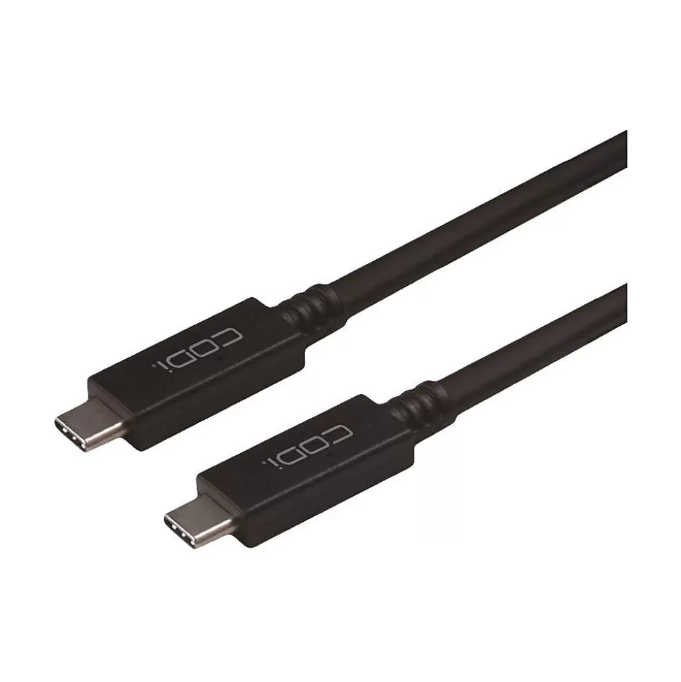 CODi 3' USB-C to USB-C Power Cable, Black (A01150) Discount