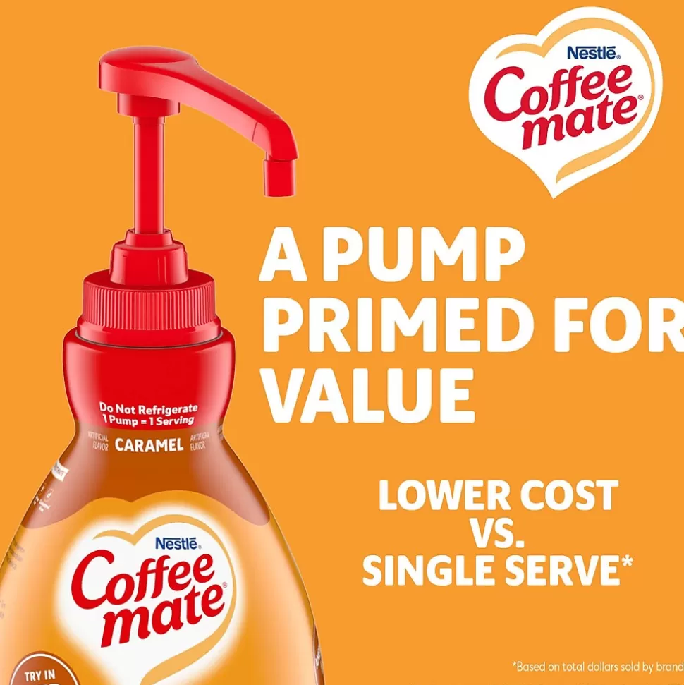 Coffee mate Caramel Liquid Creamer, 50.7 fl. oz. (12536266) Hot