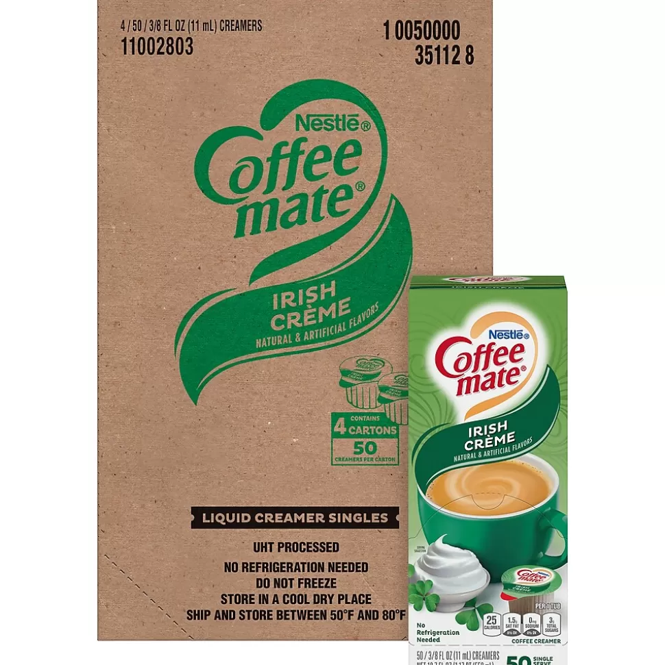 Coffee mate Irish Crème Liquid Creamer, 0.38 oz., 200/Carton (NES35112CT) Shop