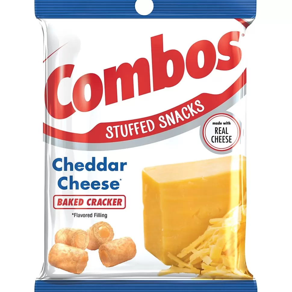 Combos Cheddar Cheese Pretzels Nuggets, 6.3 oz., 12 Bags/Box (MMM42007) Cheap