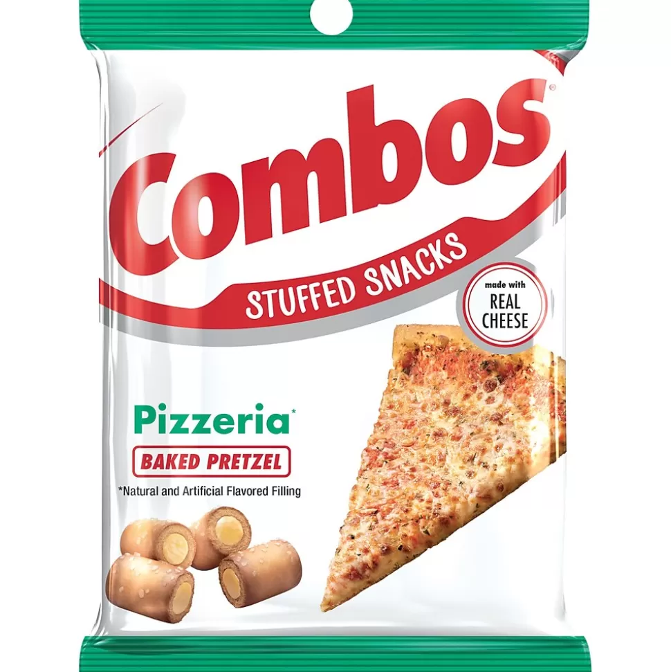 Combos Pizzeria Pretzels Nuggets, 6.3 oz. Bags, 12 Bags/Carton (42006) Discount