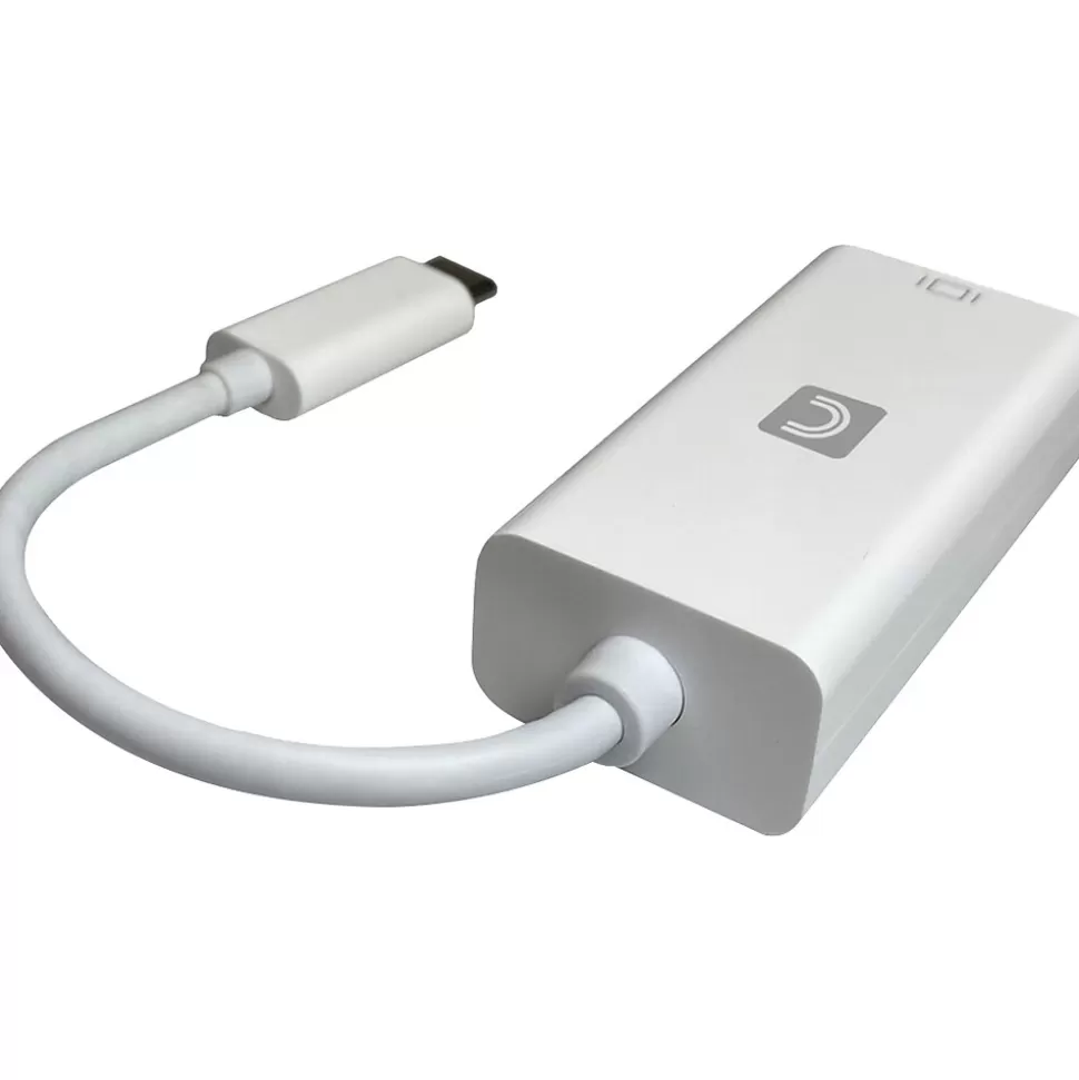 Comprehensive 2-Port USB-C Hub, White (USB3C-MDP4K) Clearance