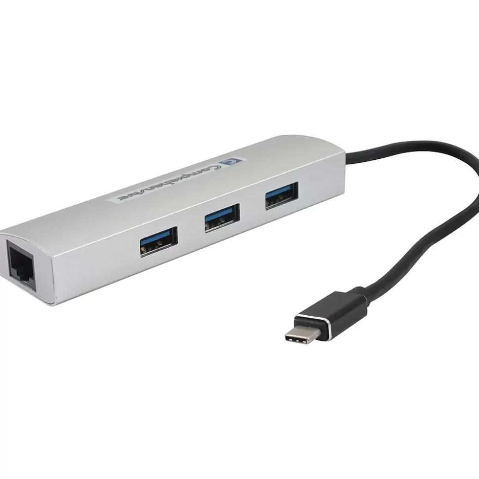 Comprehensive USB31-3HUB-RJ45 3-Port USB 3.0 Hub, Black (USB31-3HUB-RJ45) New