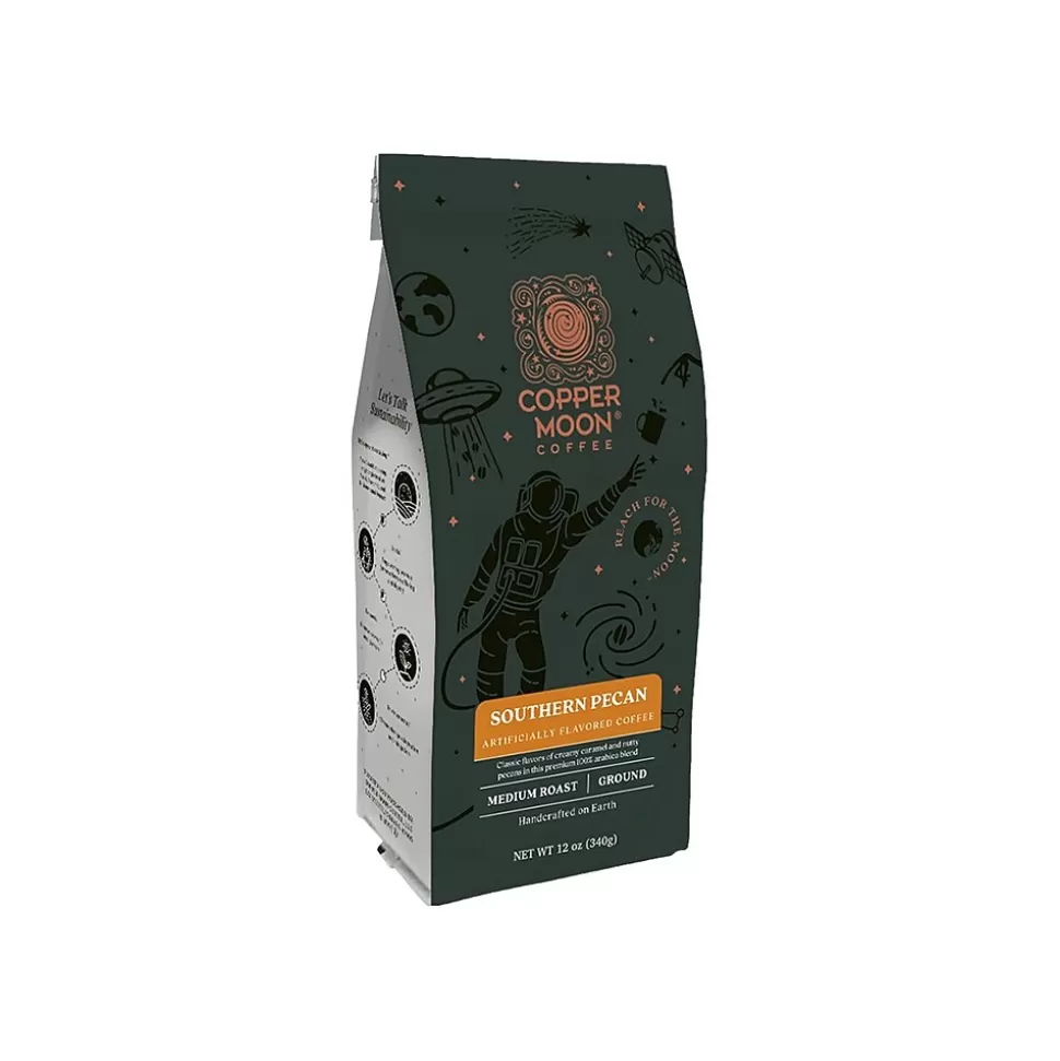 Copper Moon Coffee Copper Moon Southern Pecan Ground Coffee, Medium Roast, 12 oz. (210149) New