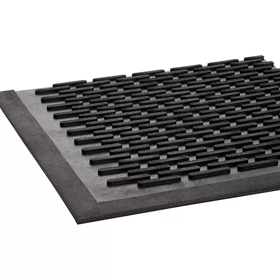 Crown Mats Crown-Tred Scraper Mat, 36" x 60", Black (TD 0035BK) Discount