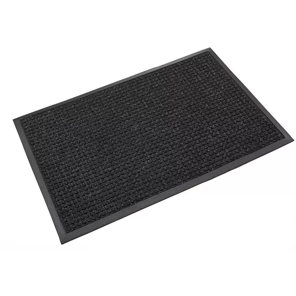 Crown Mats Crown Super-Soaker Wiper/Scraper Floor Mat, 36" x 60", Charcoal (CWNSSR035CH) New