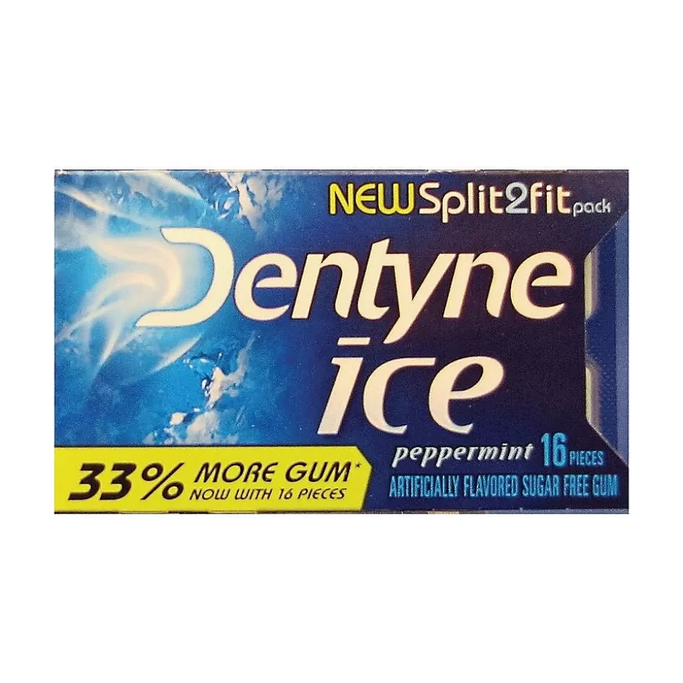 Dentyne Ice Sugar Free Gum, Peppermint, 16 Pieces/Pack, 9 Packs/Box (31254) Store