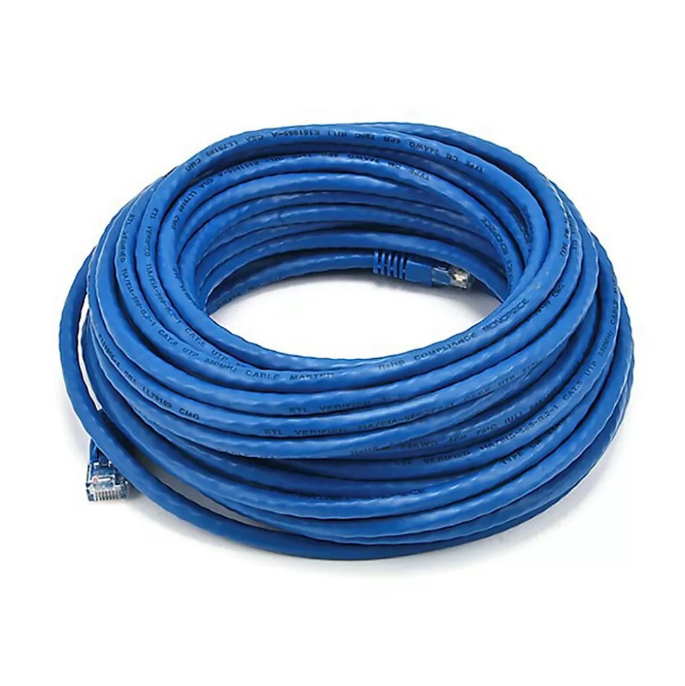 Digiwave EM746100 100 ft. Cat5e Network Cable, Blue New