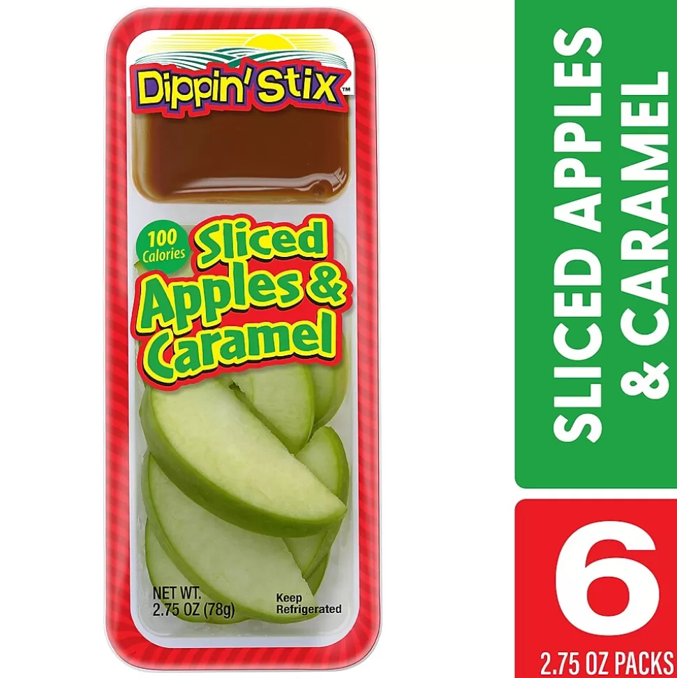 Dippin' Stix Gala Apples and Caramel Snack Kit 2.75, 6/Box (307-00368) Best